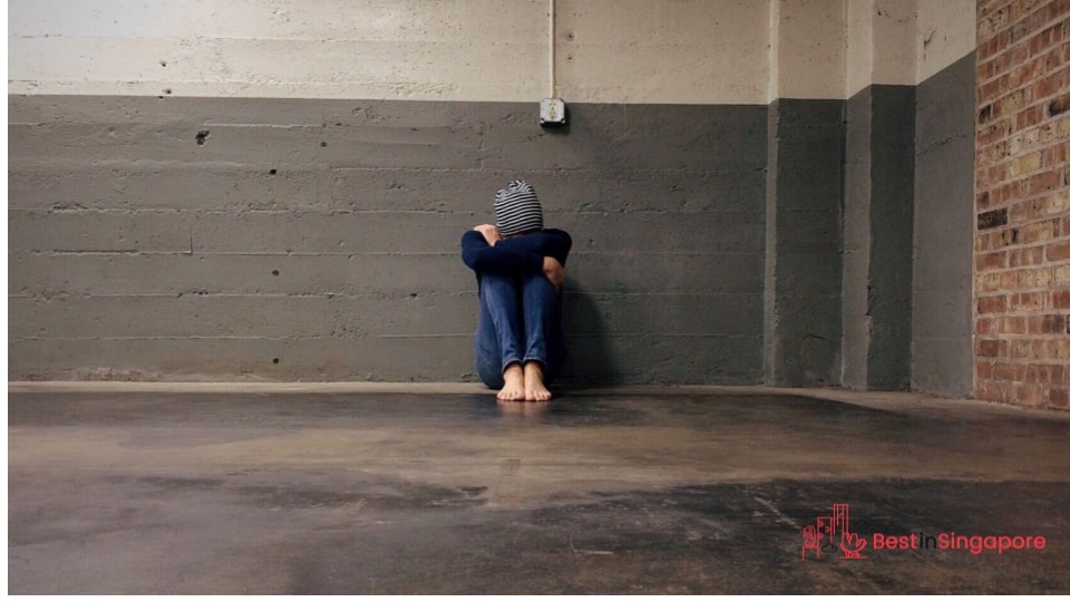 Homeless people in Singapore tend to try to avoid detection
