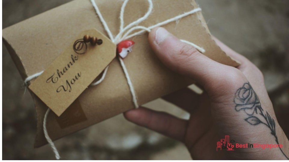Say it with flowers or a small gift
