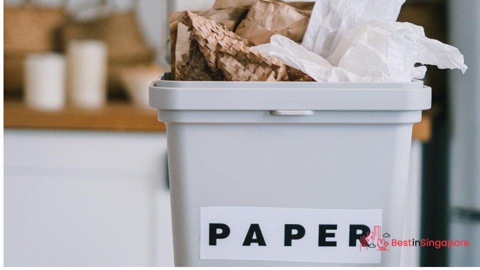 Recycling bins are treated like regular trash bins