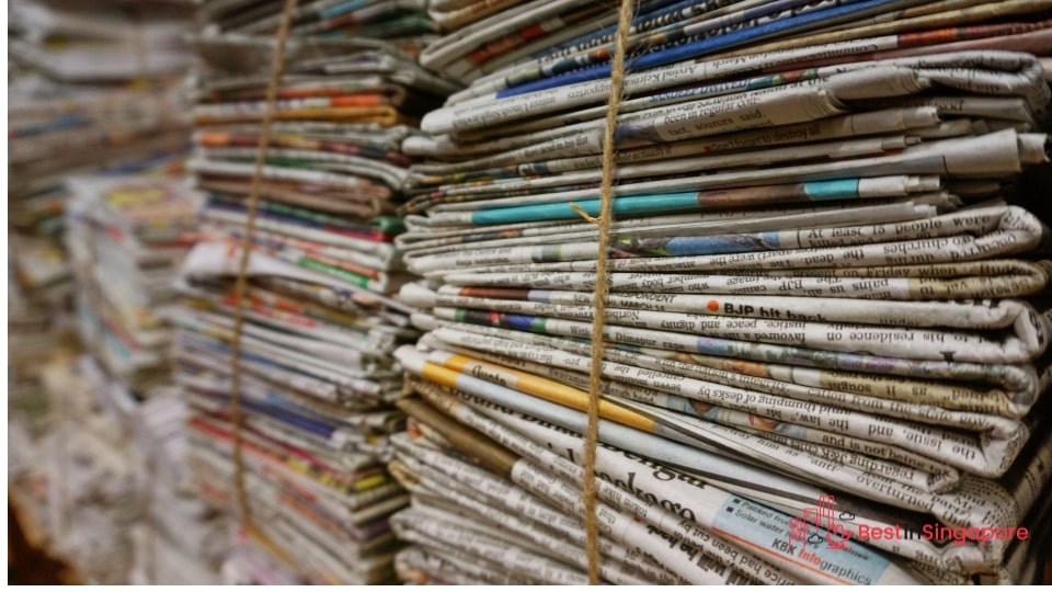 Recycling isn't compulsory in Singapore