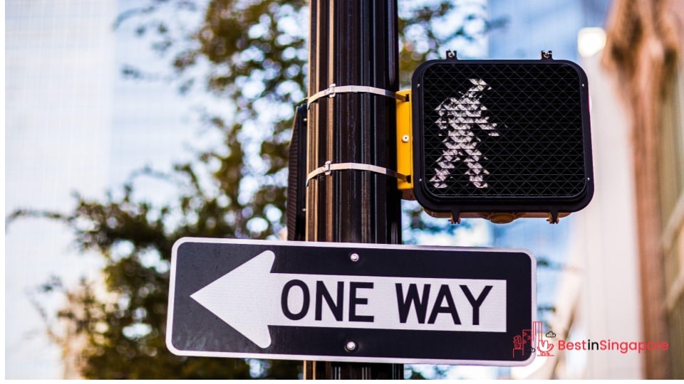 Road signs are clearly written in English