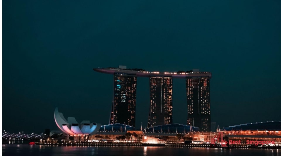 Singapore is only 697 square kilometres