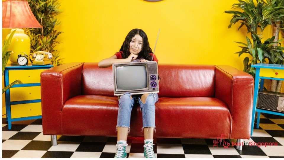 Some Singaporeans pick up a British accent from TV programmes
