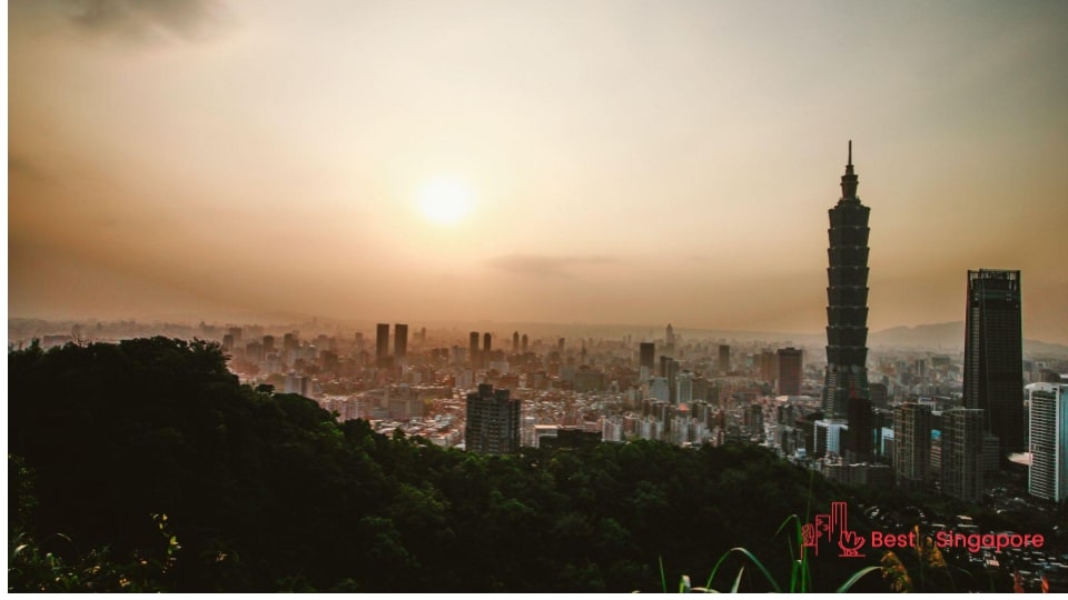 Taiwan is 50 times bigger than Singapore