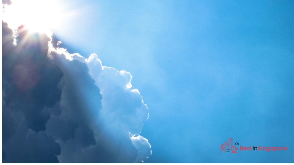 The maximum temperature is between 31ºC –33ºC