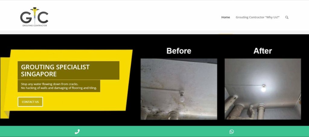 Grouting Contractor Singapore's Homepage