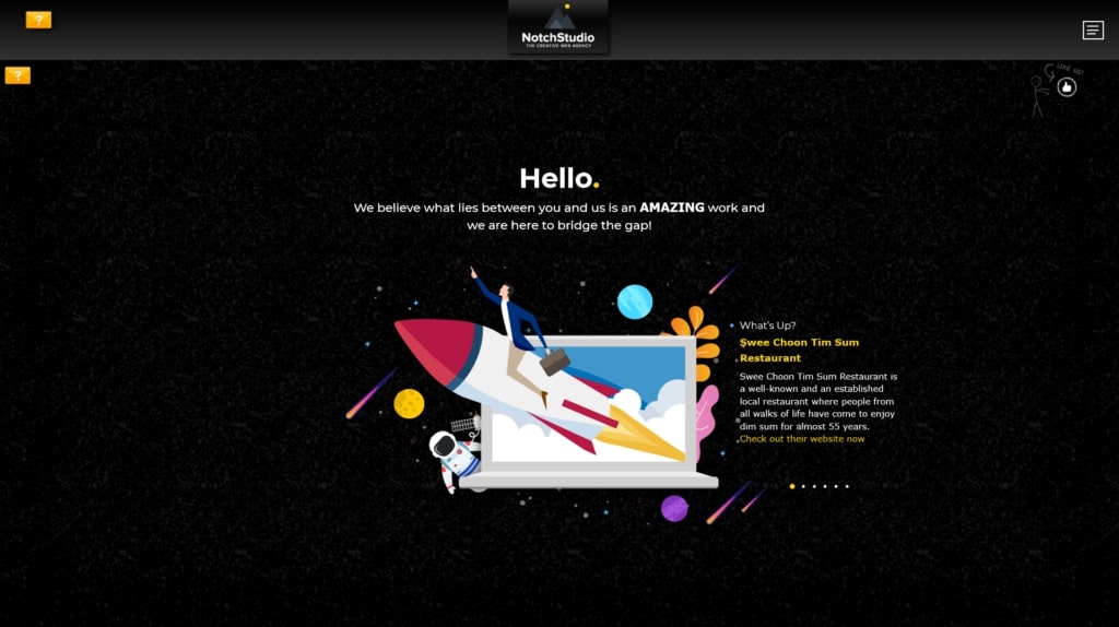 Notch Studio' Homepage