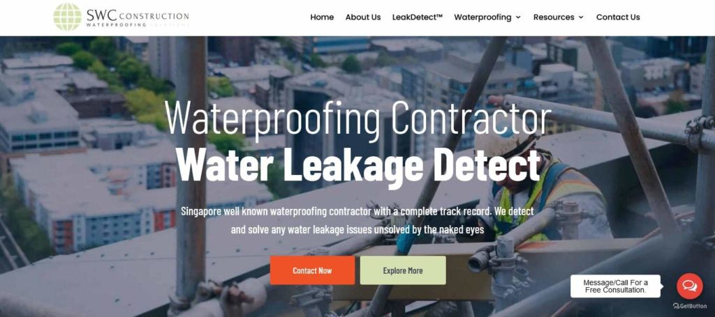 SWC Construction Singapore's Homepage