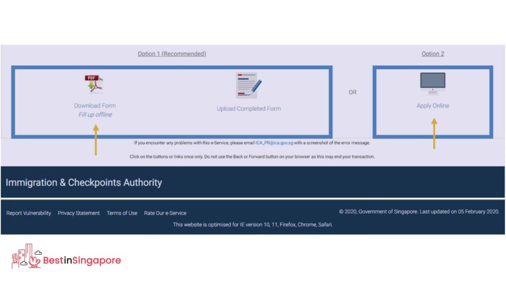 Download or complete the PR form online