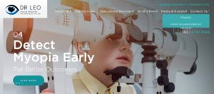 Dr Leo Adult & Paediatric Eye Specialist Homepage