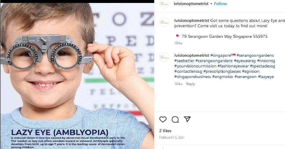 I-Vision Optometrist Homepage