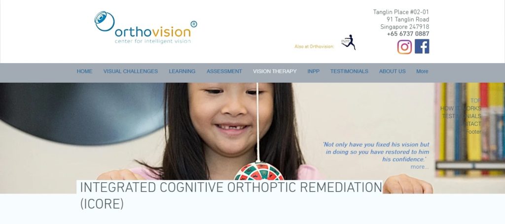 Orthovision Homepage