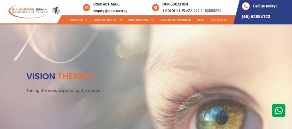 Singapore Brain Development Centre Homepage