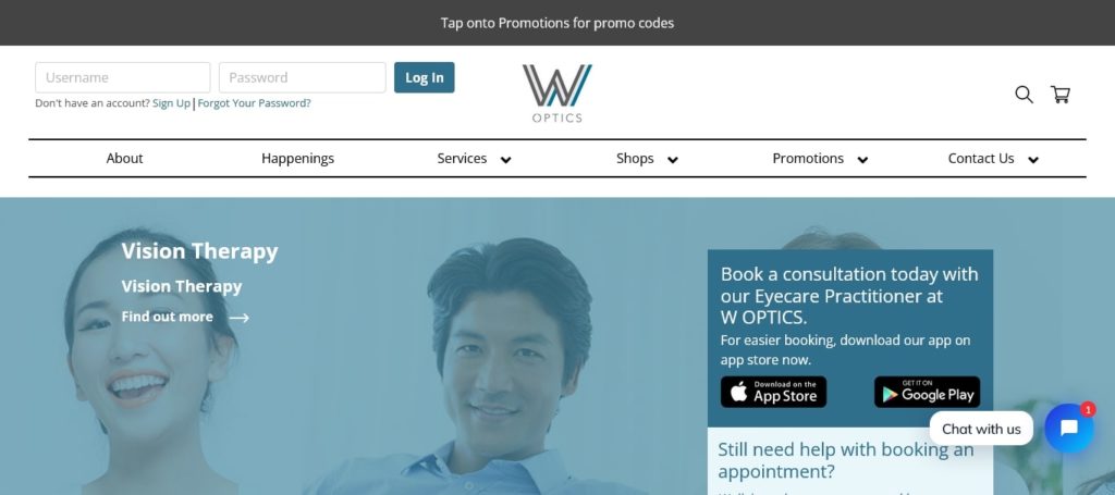 W Optics Homepage