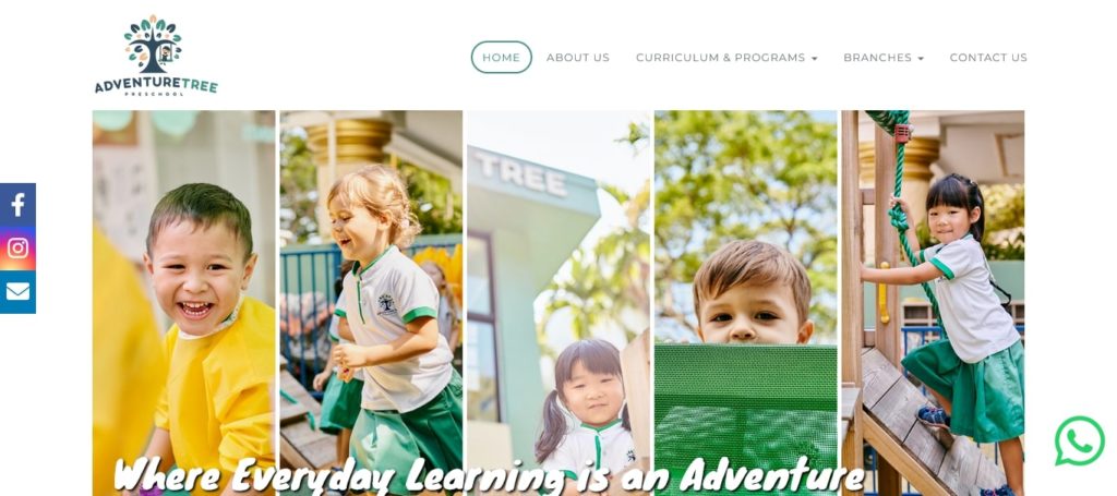 Adventure Tree Preschool Homepage