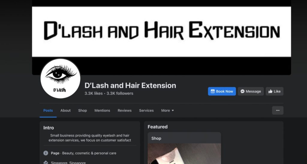 D’Lash and Hair Extension Homepage