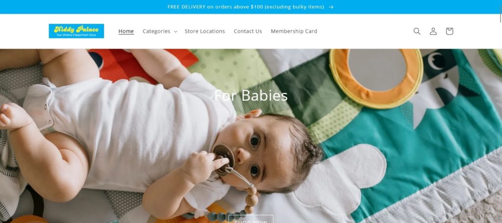 Kiddy Palace Homepage