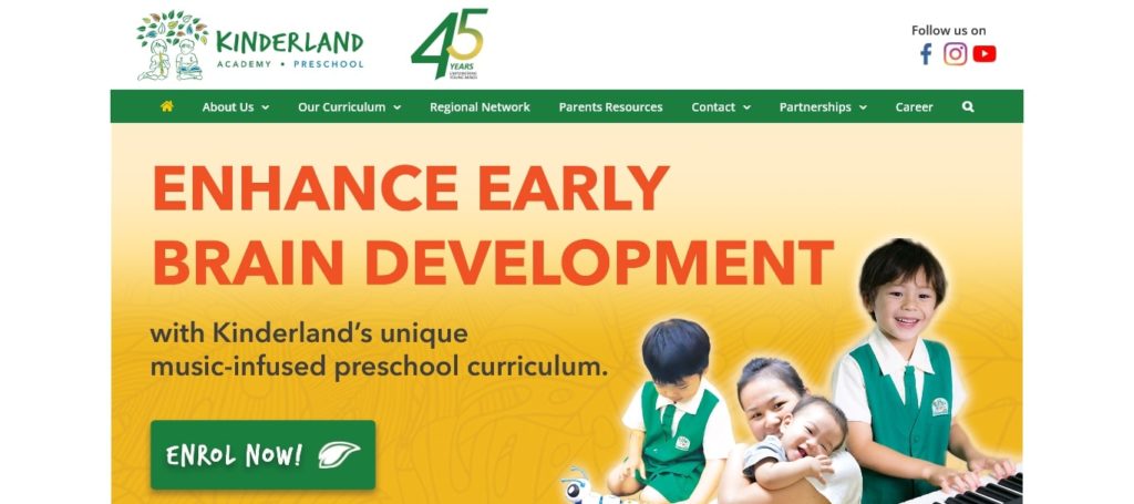 Kinderland Homepage