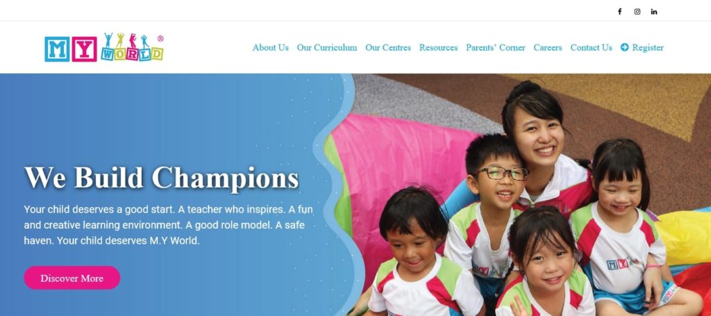 M.Y. World Preschool Homepage