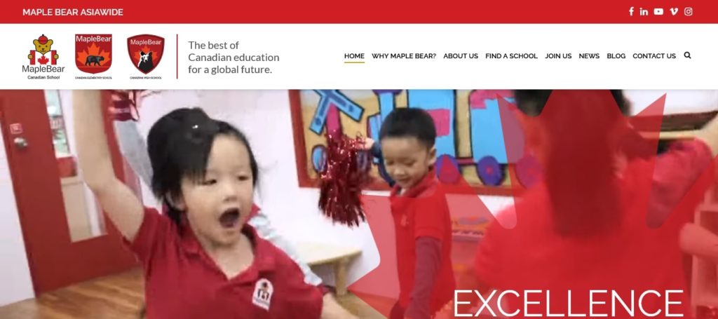 MapleBear Homepage