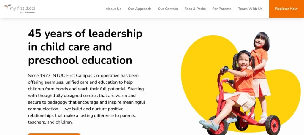 My First Skool Homepage