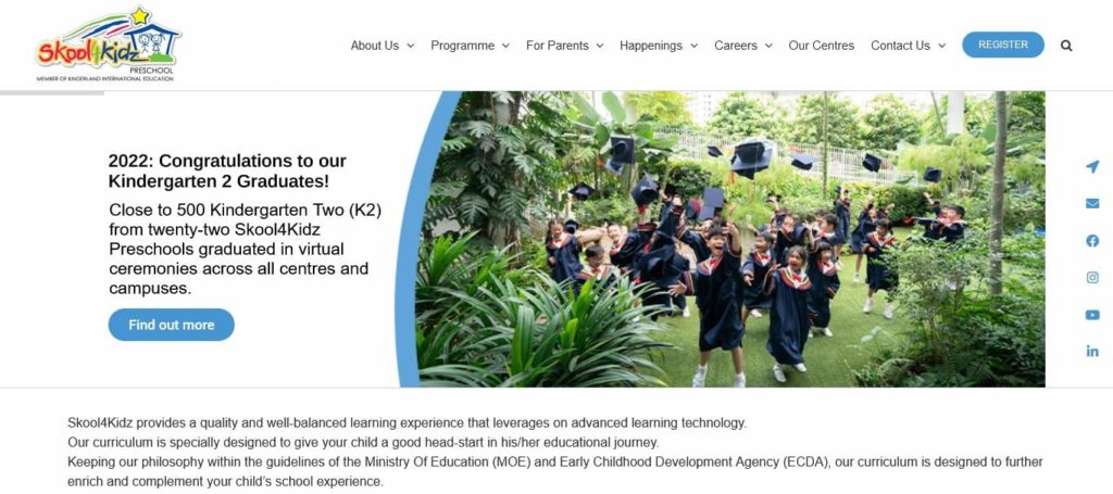 School4Kidz Preschool Homepage