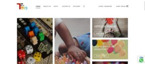T For Toys Homepage