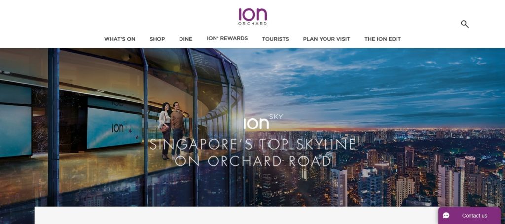 Climb onto the ION Sky observation deck