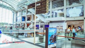 How many outlets are there in Canberra Plaza