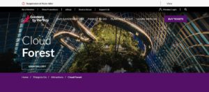 Pop in at the Cloud Forest and Flower Dome for a spectacular tropical experience