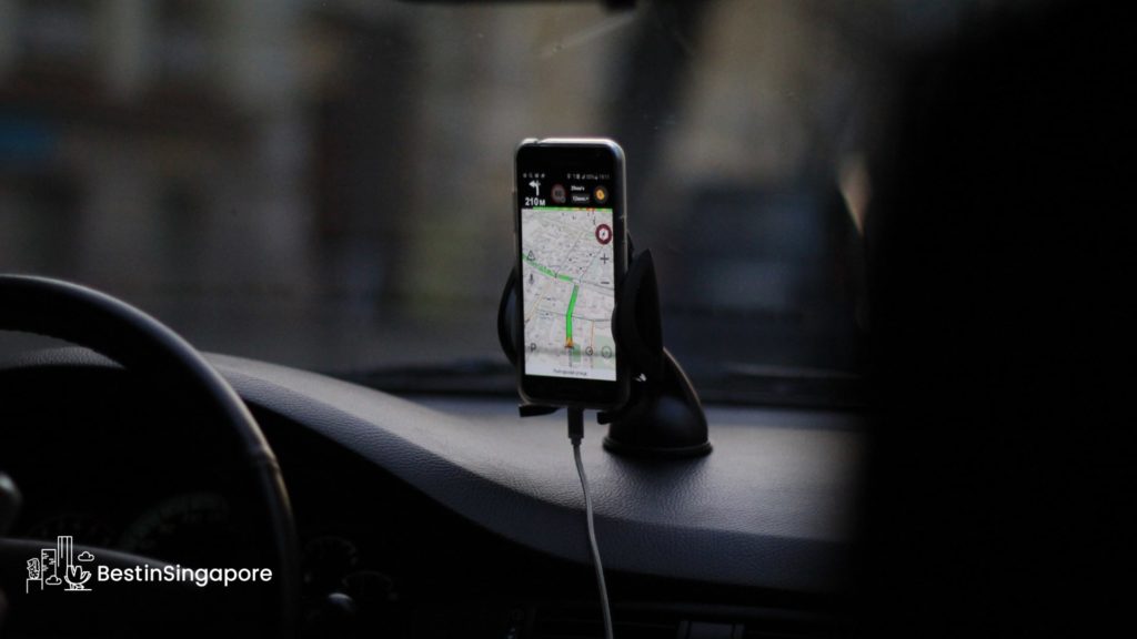 Riding a GrabCar
