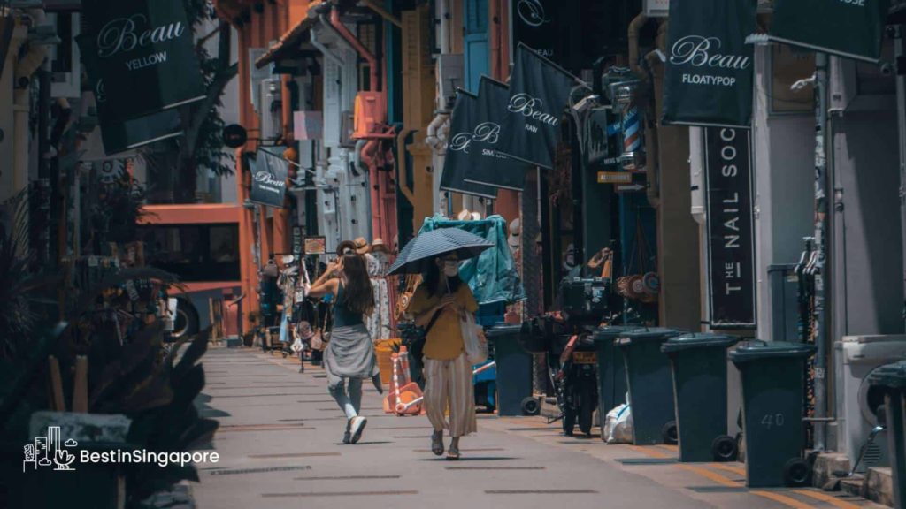 When is the best time to visit Arab Street in Singapore