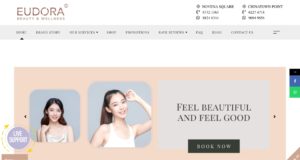 Eudora Beauty and Wellness Homepage