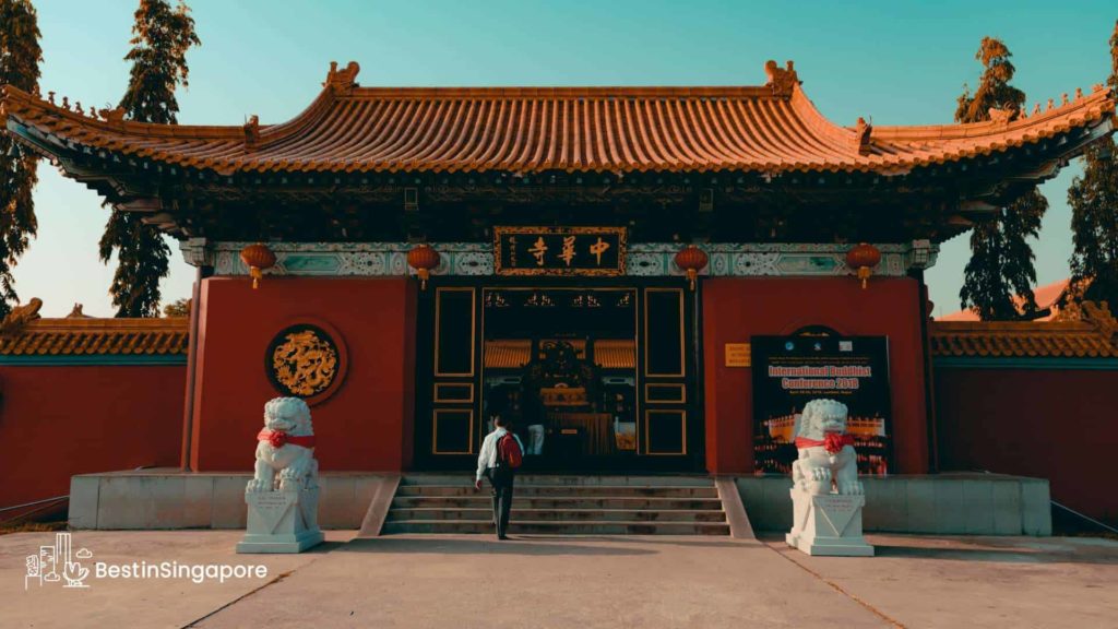 Visiting Temples at Dawn