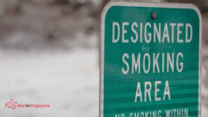 Where in Singapore are you allowed to smoke