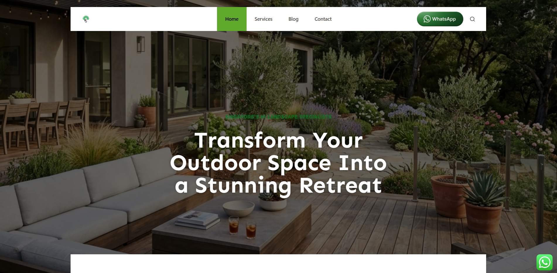 BRO Landscape & Construction homepage