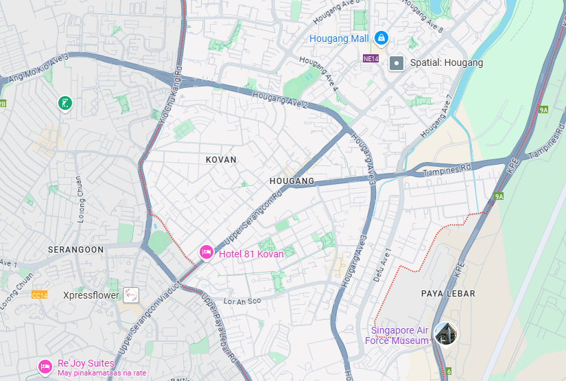 hougang-singapore-map