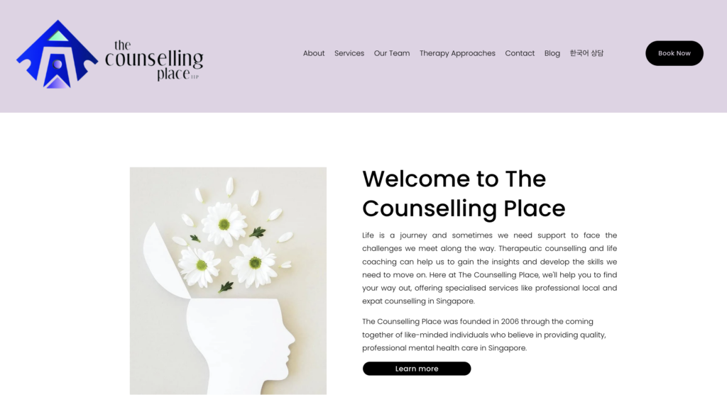 the counselling place homepage