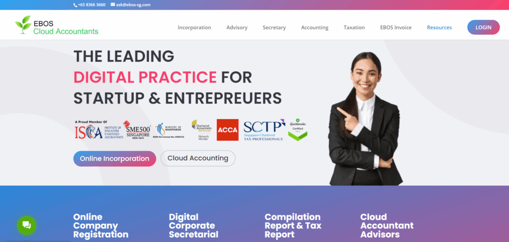 ebos sg homepage