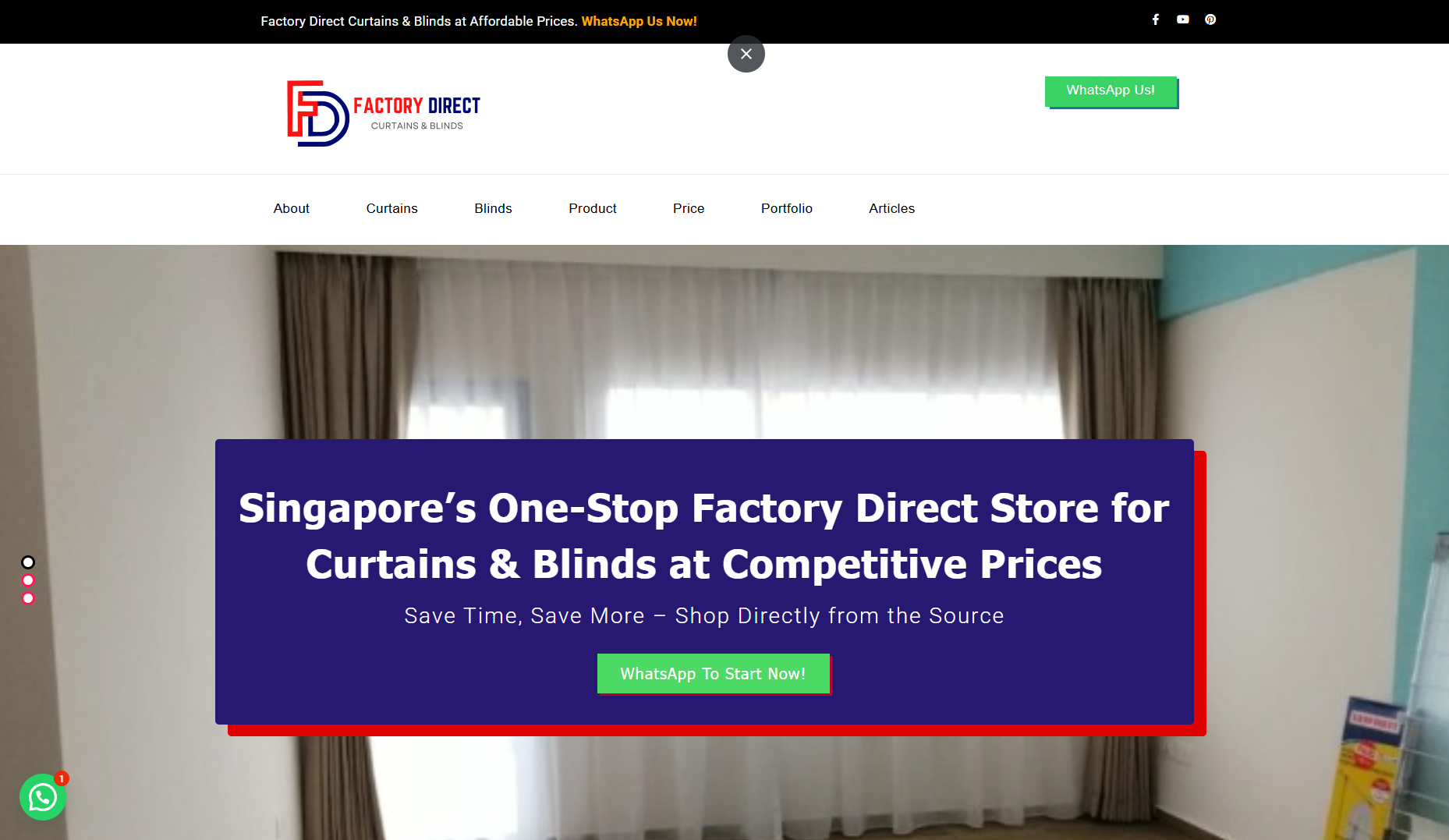 FD (Factory Direct) Curtains & Blinds Singapore