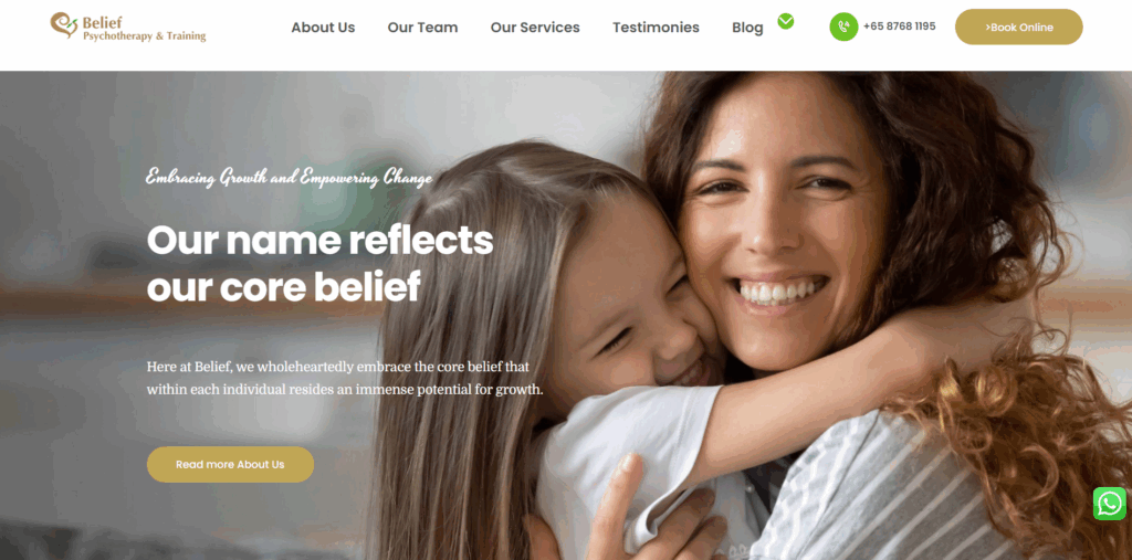 Belief Psychotherapy and Training homepage