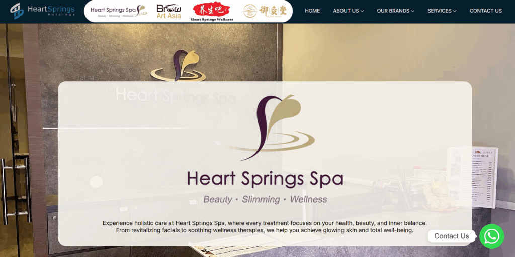 hot springs spa homepage