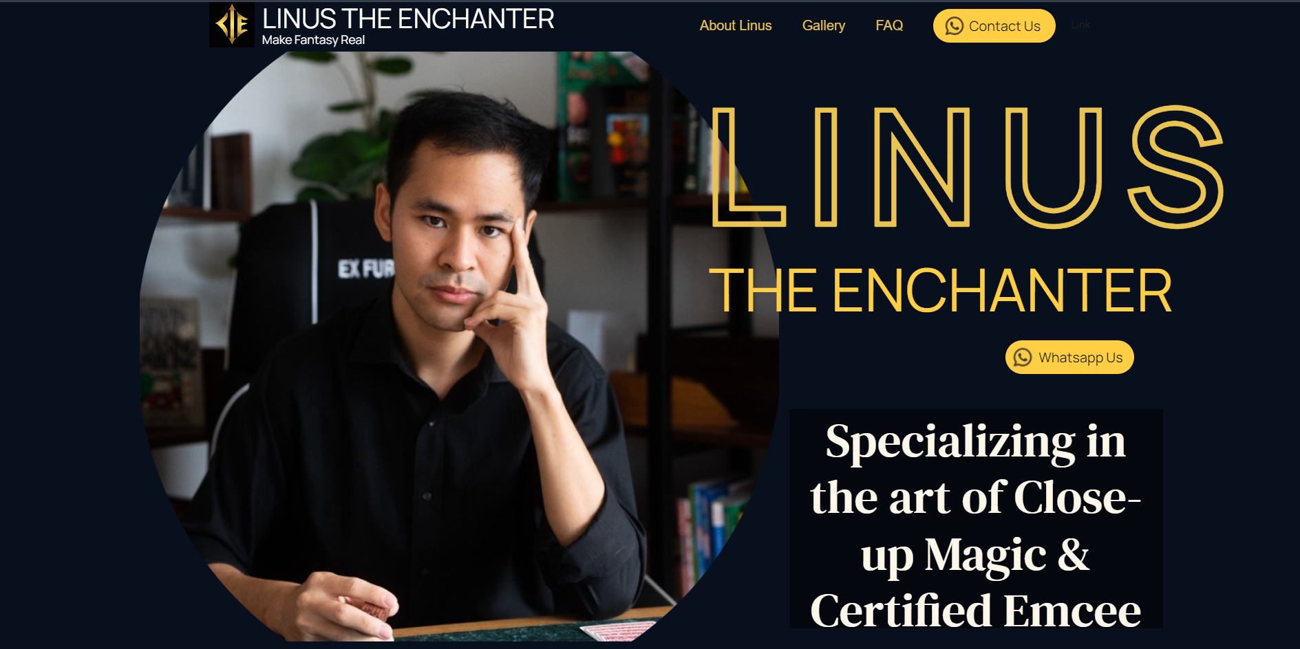 Linus The Enchanter homepage